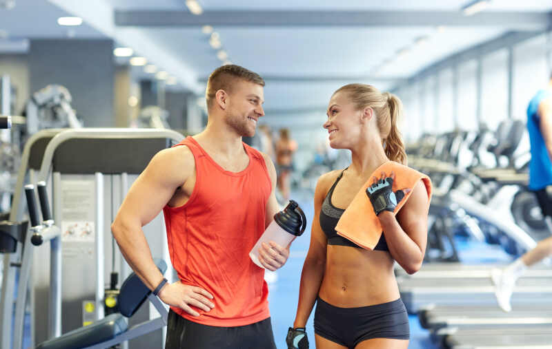 ragazza in palestra